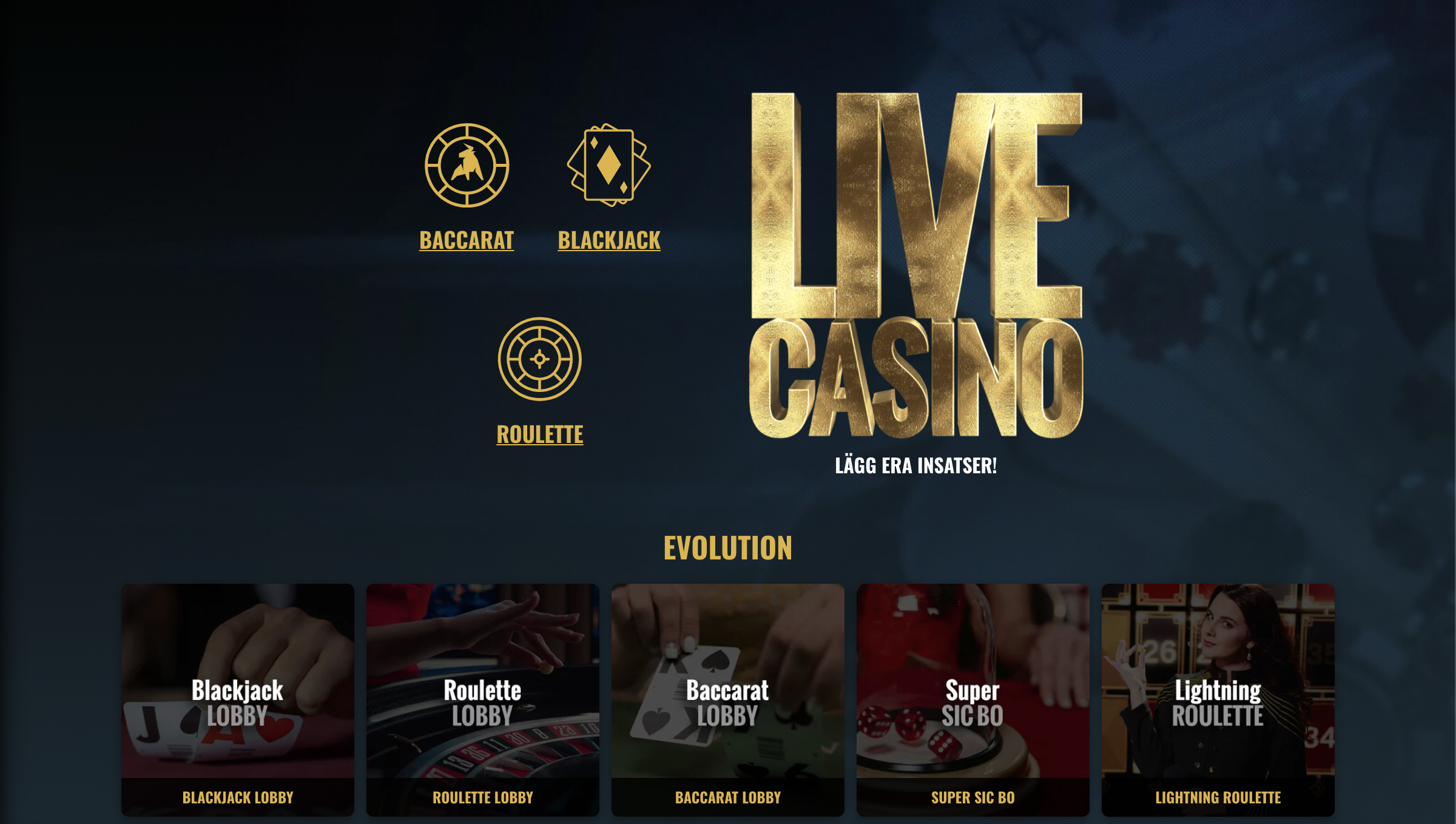 No Account Live Casino